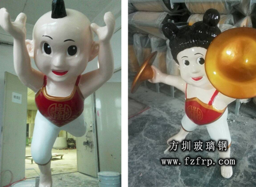 人物雕塑 安迪定做方圳玻璃鋼卡通雕塑(圖2)