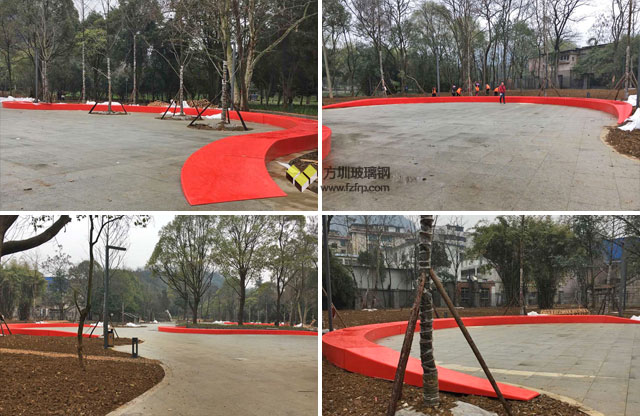 150米弧形玻璃鋼休閑椅貴陽花溪公園現(xiàn)場擺放圖 150米弧形玻璃鋼休閑椅貴陽花溪公園現(xiàn)場擺放圖