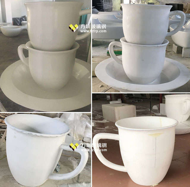 江西戶外玻璃鋼茶杯花盆 江西戶外玻璃鋼茶杯花盆