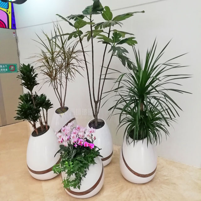 戶外盆景玻璃鋼景觀花盆 戶外盆景玻璃鋼景觀花盆