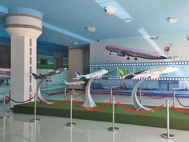 空客A380玻璃鋼飛機模型擺件云南展覽定制 空客A380玻璃鋼飛機模型擺件云南展覽定制
