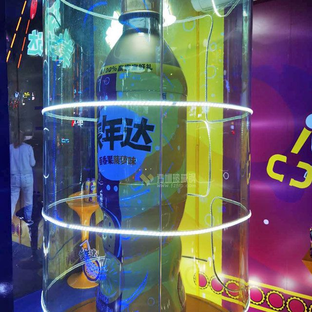 四川攀枝花玻璃鋼飲料瓶模型雕塑裝置促銷展 四川攀枝花玻璃鋼飲料瓶模型雕塑裝置促銷展