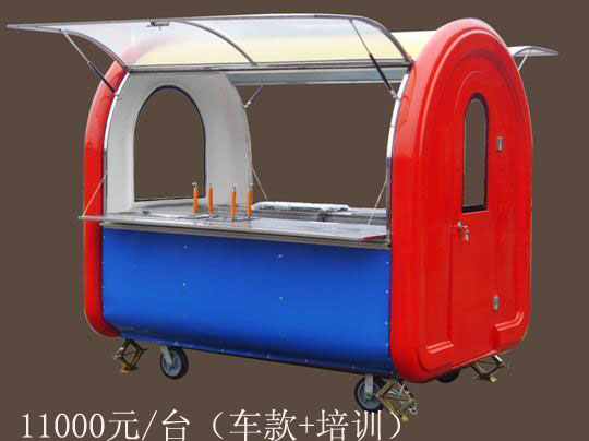 多功能玻璃鋼小吃車 多功能玻璃鋼小吃車